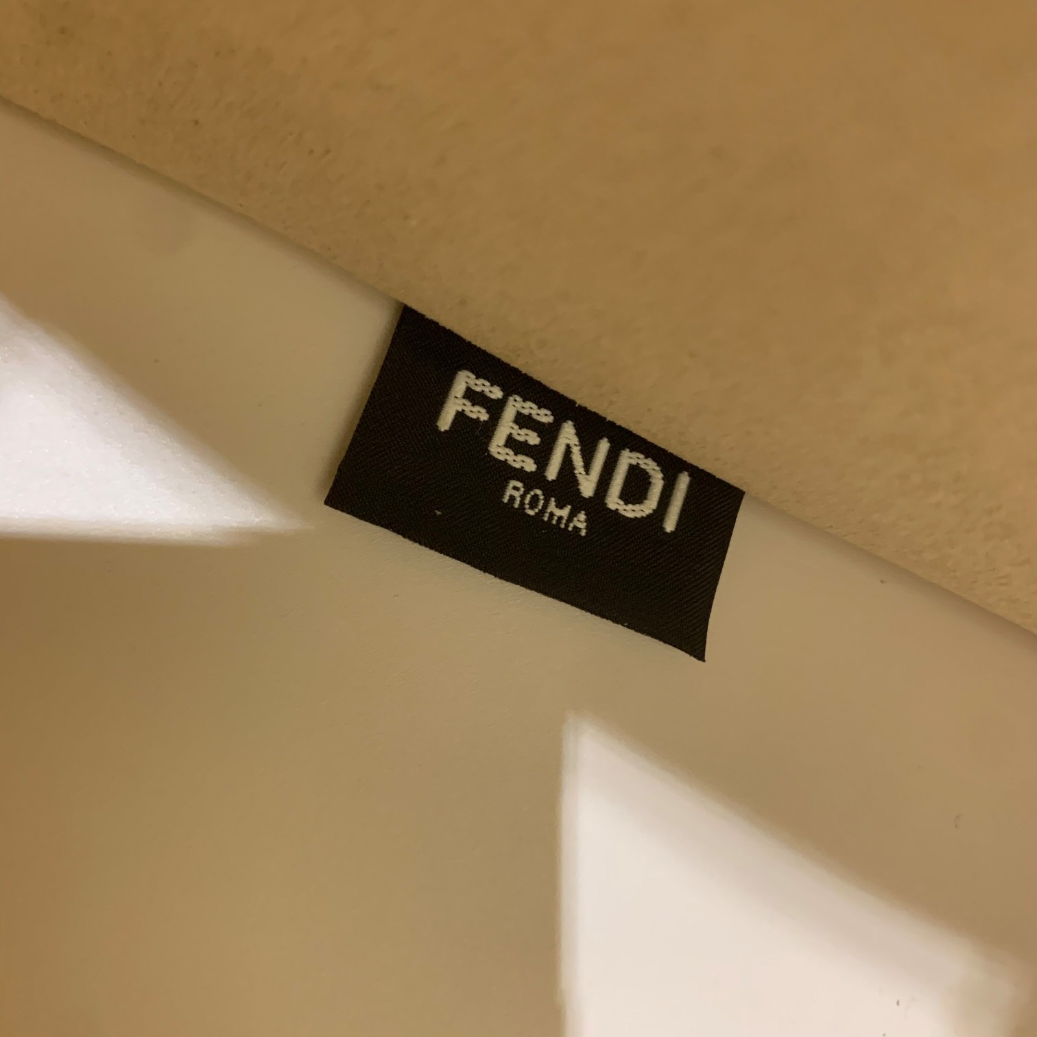 Fendi Sunshine Large White Leather Shopper(40-35-21cm) - PerfectKickZ
