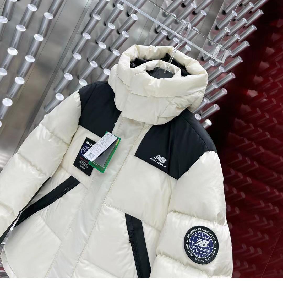 New Balance Hooded Puffer Short Down Jacket - PerfectKickZ