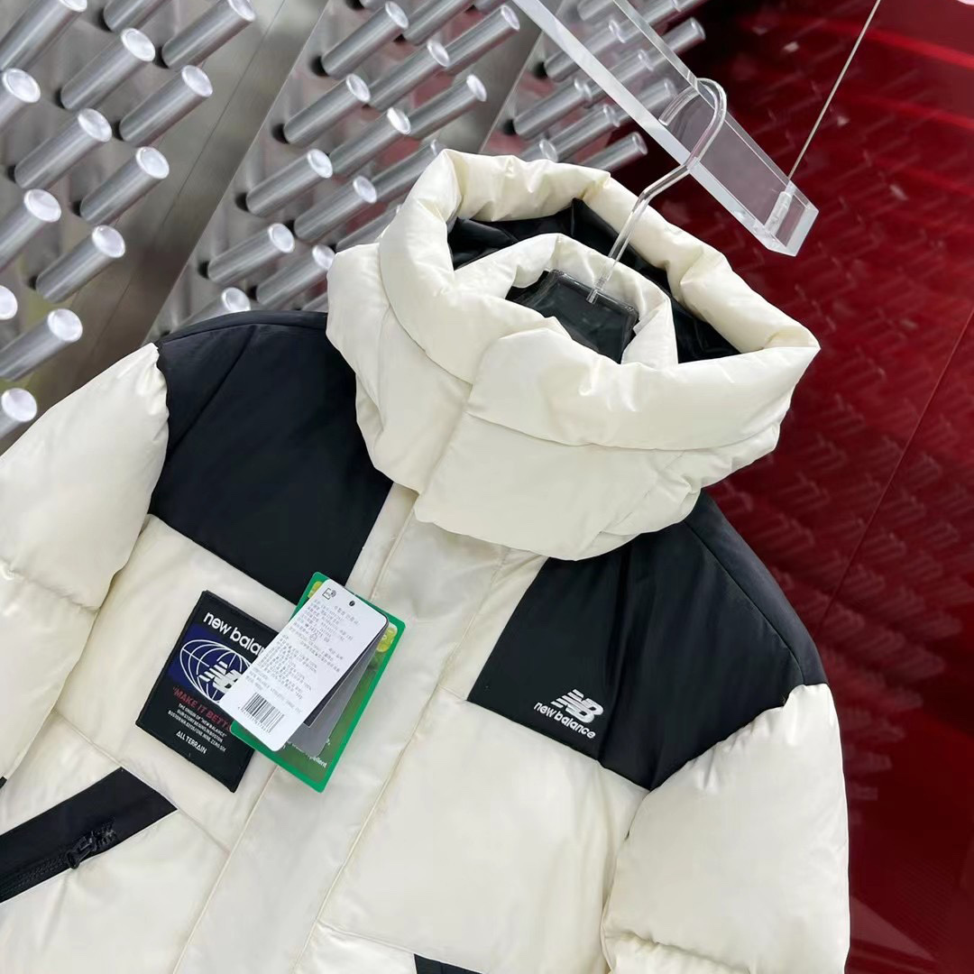 New Balance Hooded Puffer Short Down Jacket - PerfectKickZ