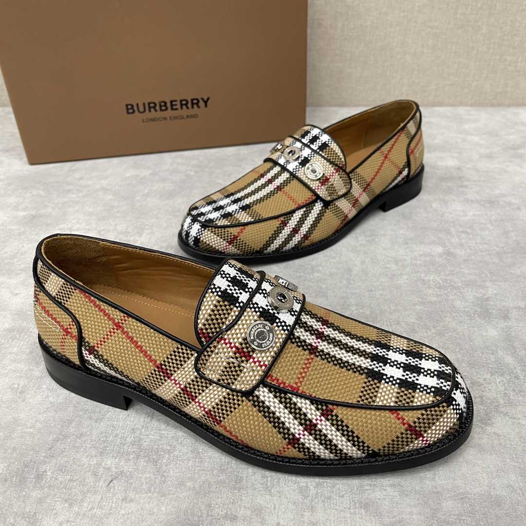 Burberry Moorley Check Loafers - PerfectKickZ
