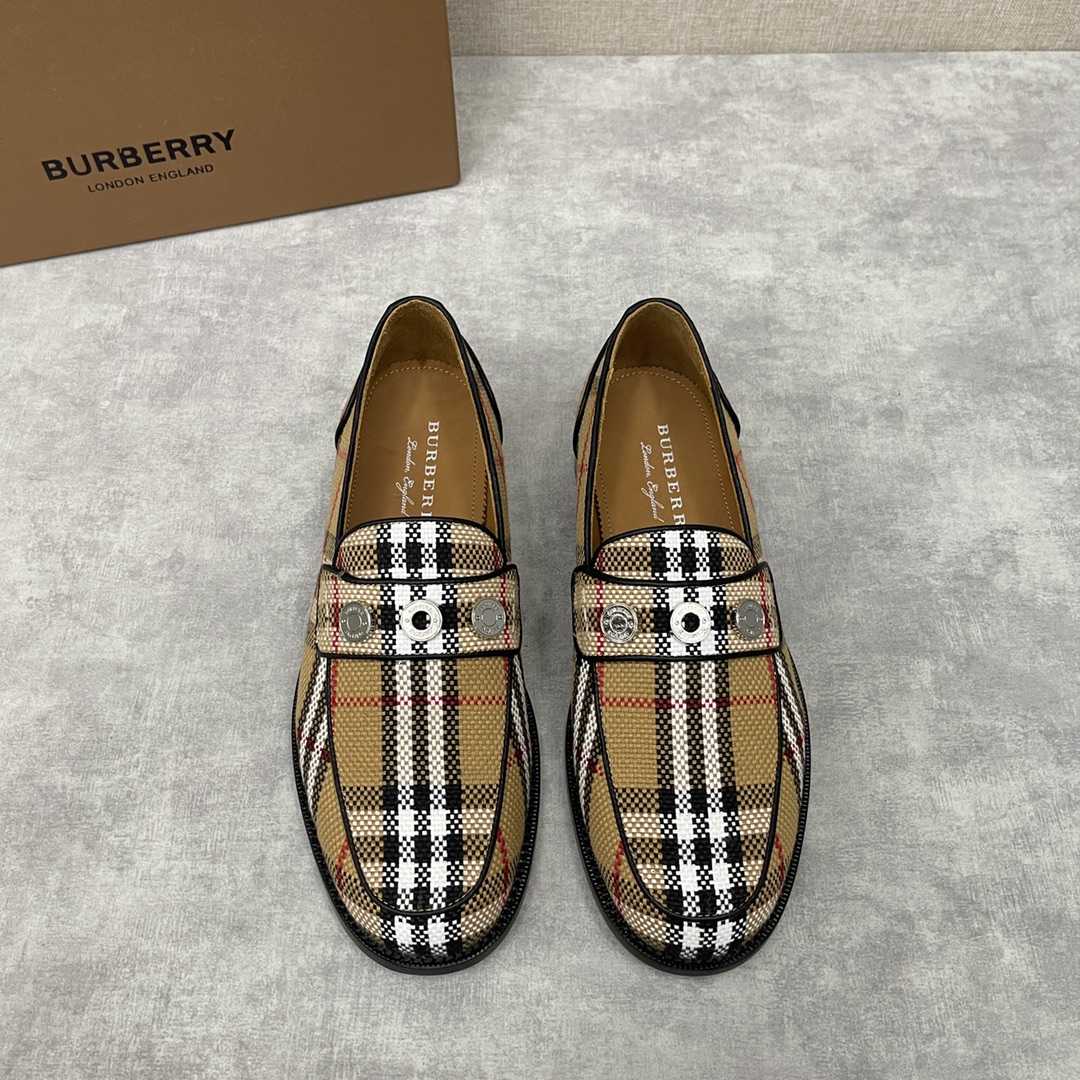 Burberry Moorley Check Loafers - PerfectKickZ