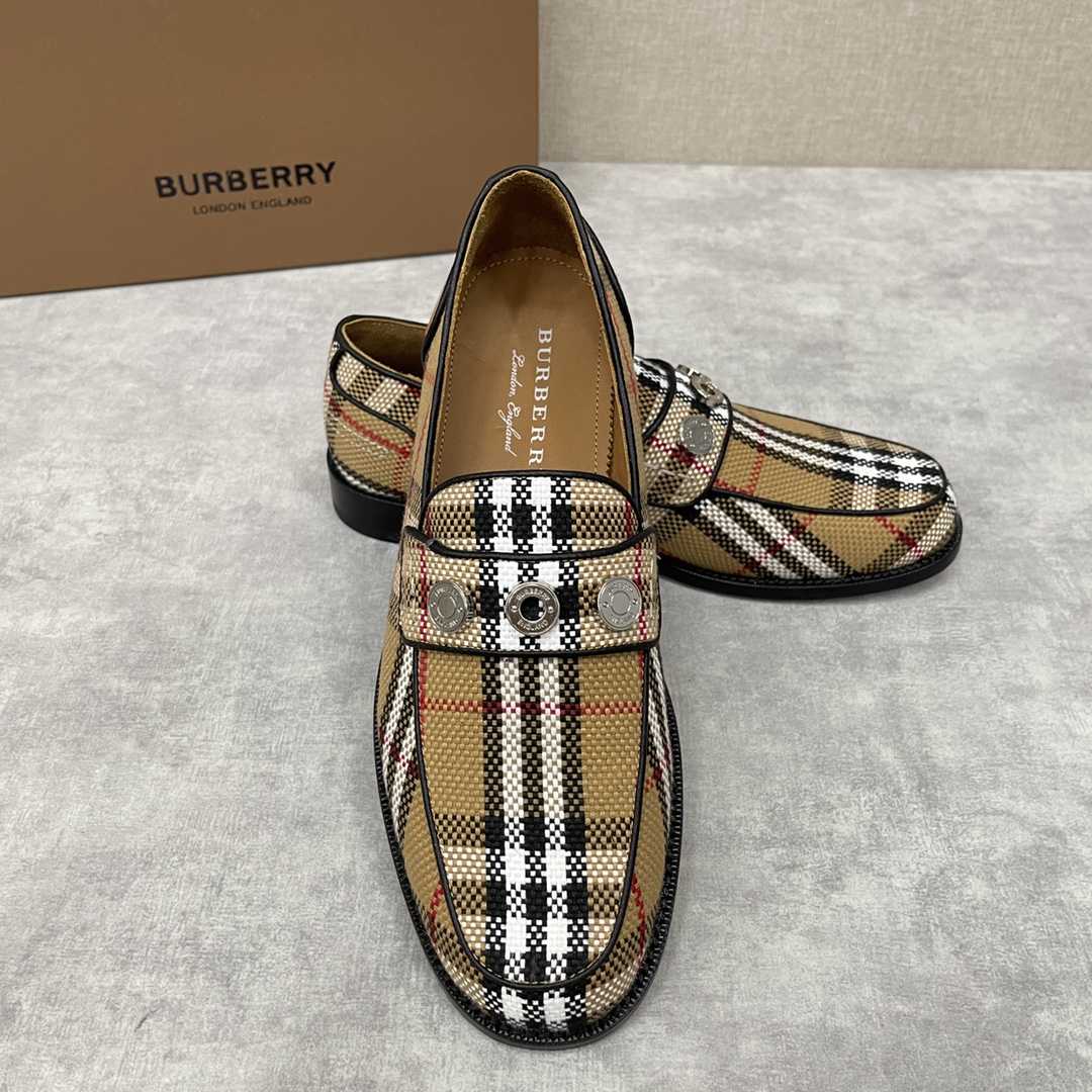 Burberry Moorley Check Loafers - PerfectKickZ