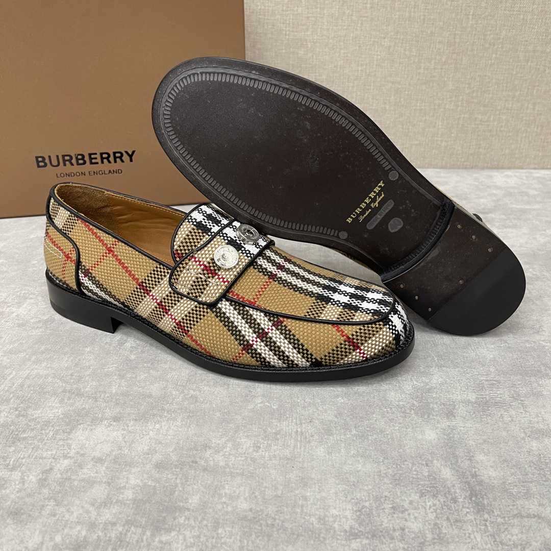 Burberry Moorley Check Loafers - PerfectKickZ