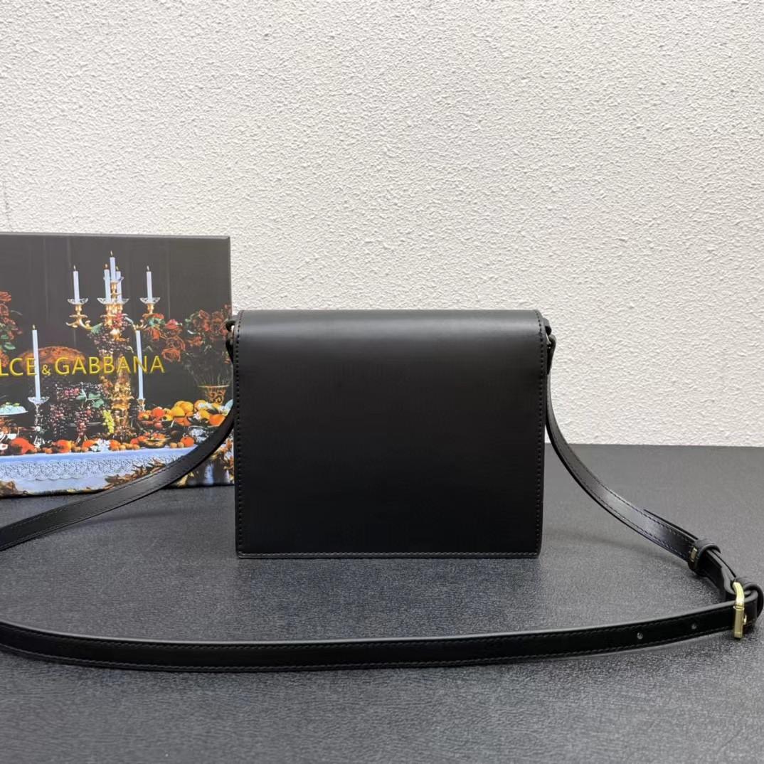 Dolce & Gabbana Calfskin DG Logo Crossbody Bag(20-16-5cm) - PerfectKickZ