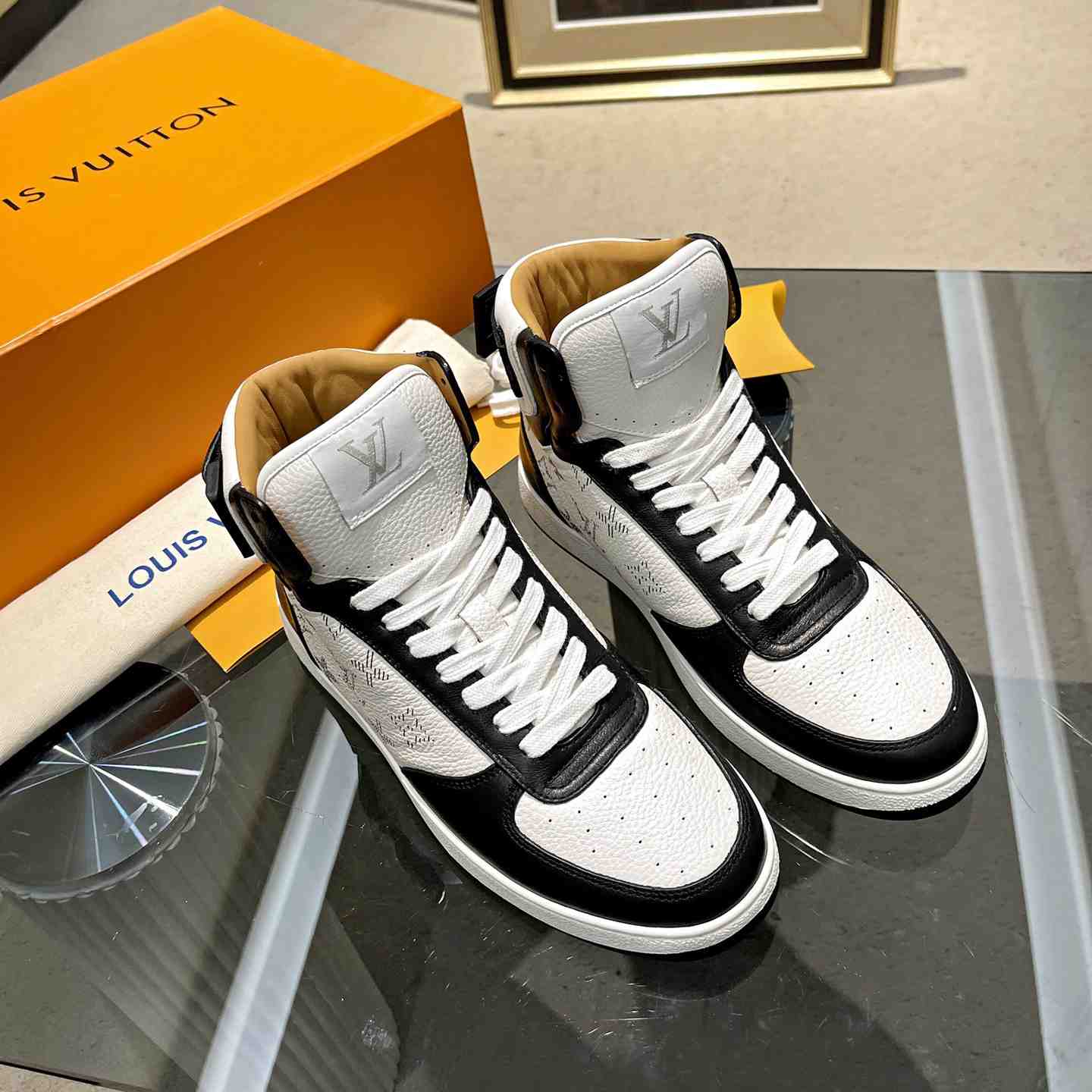 Louis Vuitton Rivoli Sneaker Boot     - PerfectKickZ
