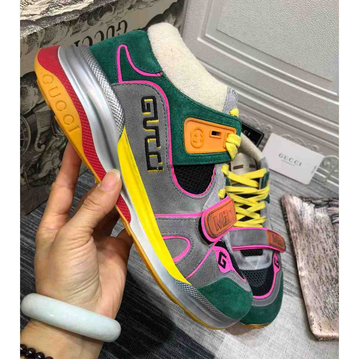 Gucci Athletic Sneakers(Upon UK Size) - PerfectKickZ