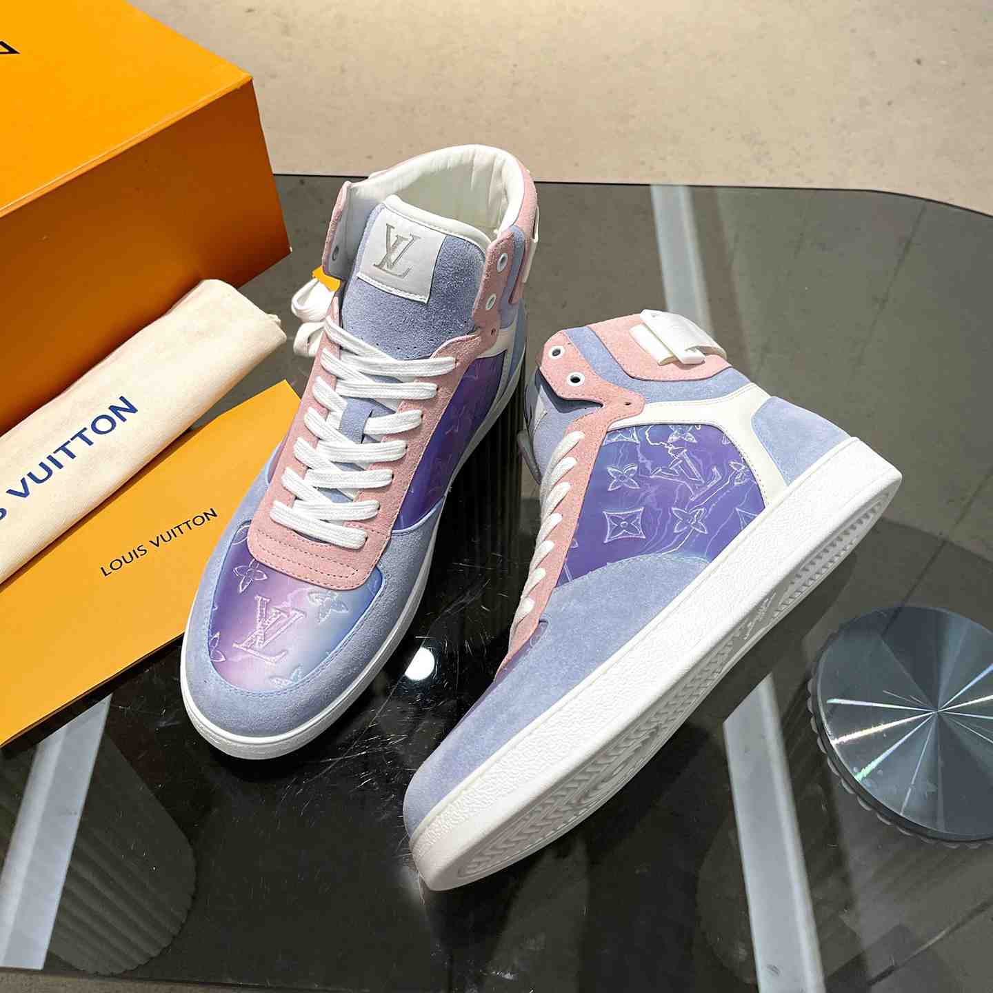 Louis Vuitton Rivoli Sneaker Boot     - PerfectKickZ