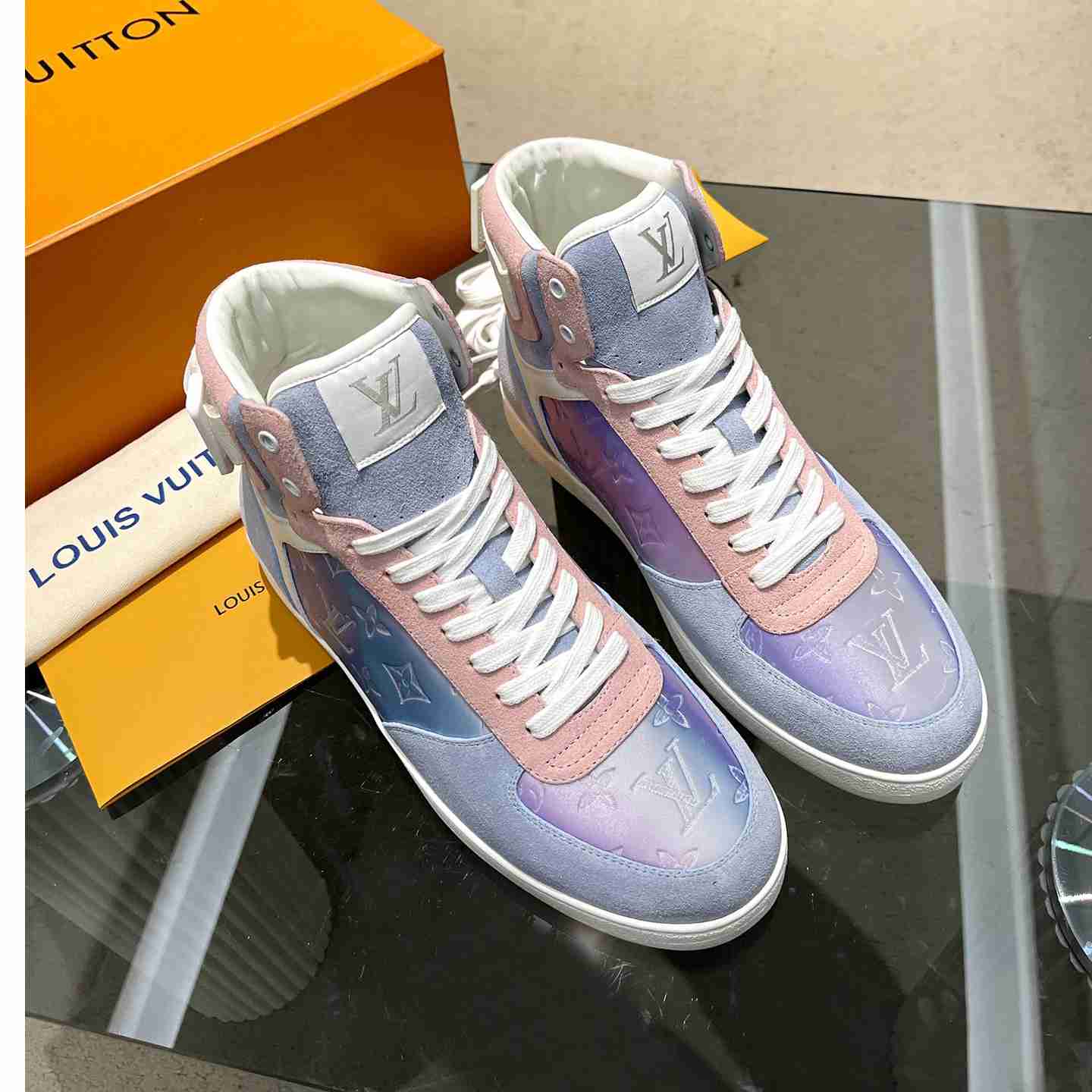 Louis Vuitton Rivoli Sneaker Boot     - PerfectKickZ