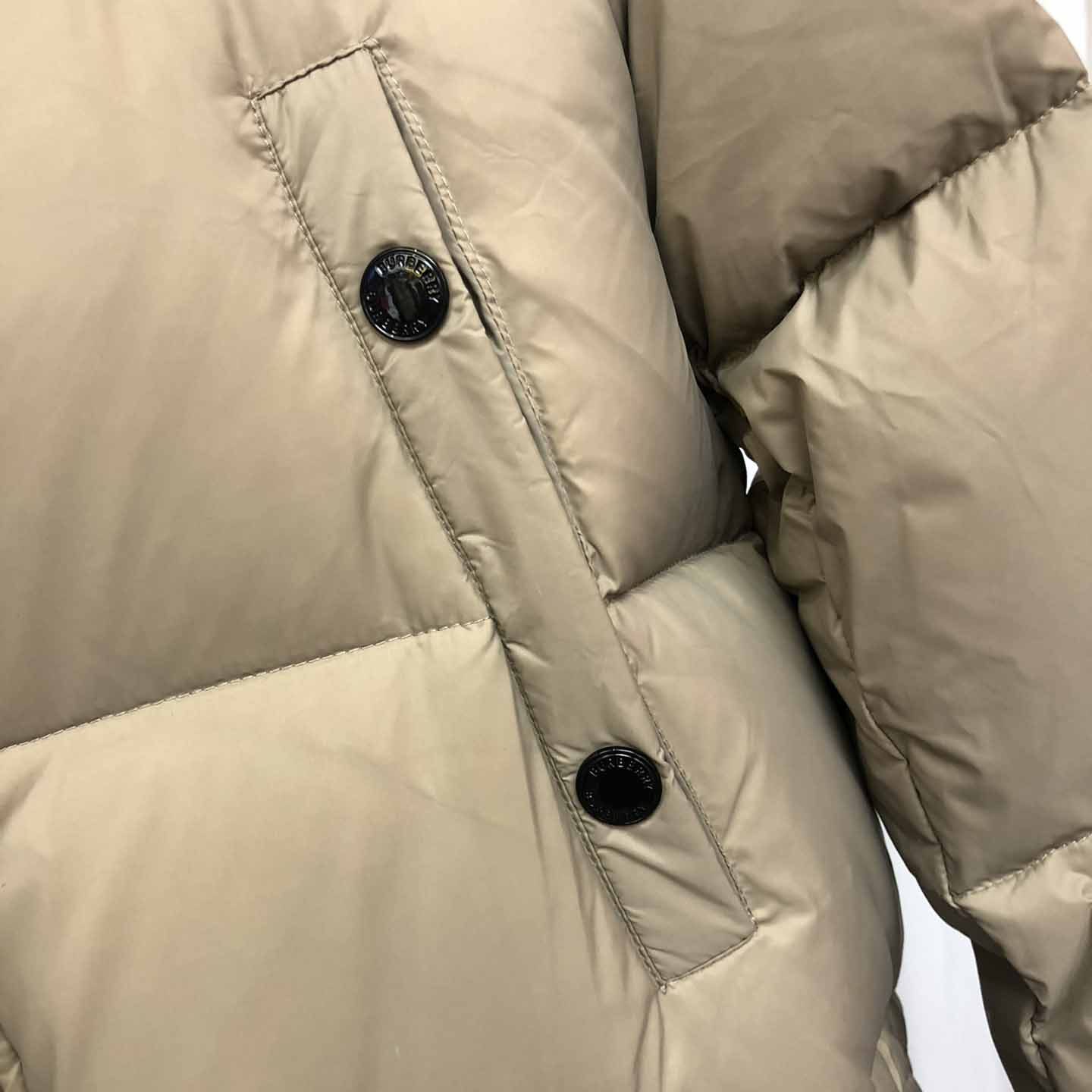 Burberry Logo Appliqué Nylon Puffer Coat - PerfectKickZ
