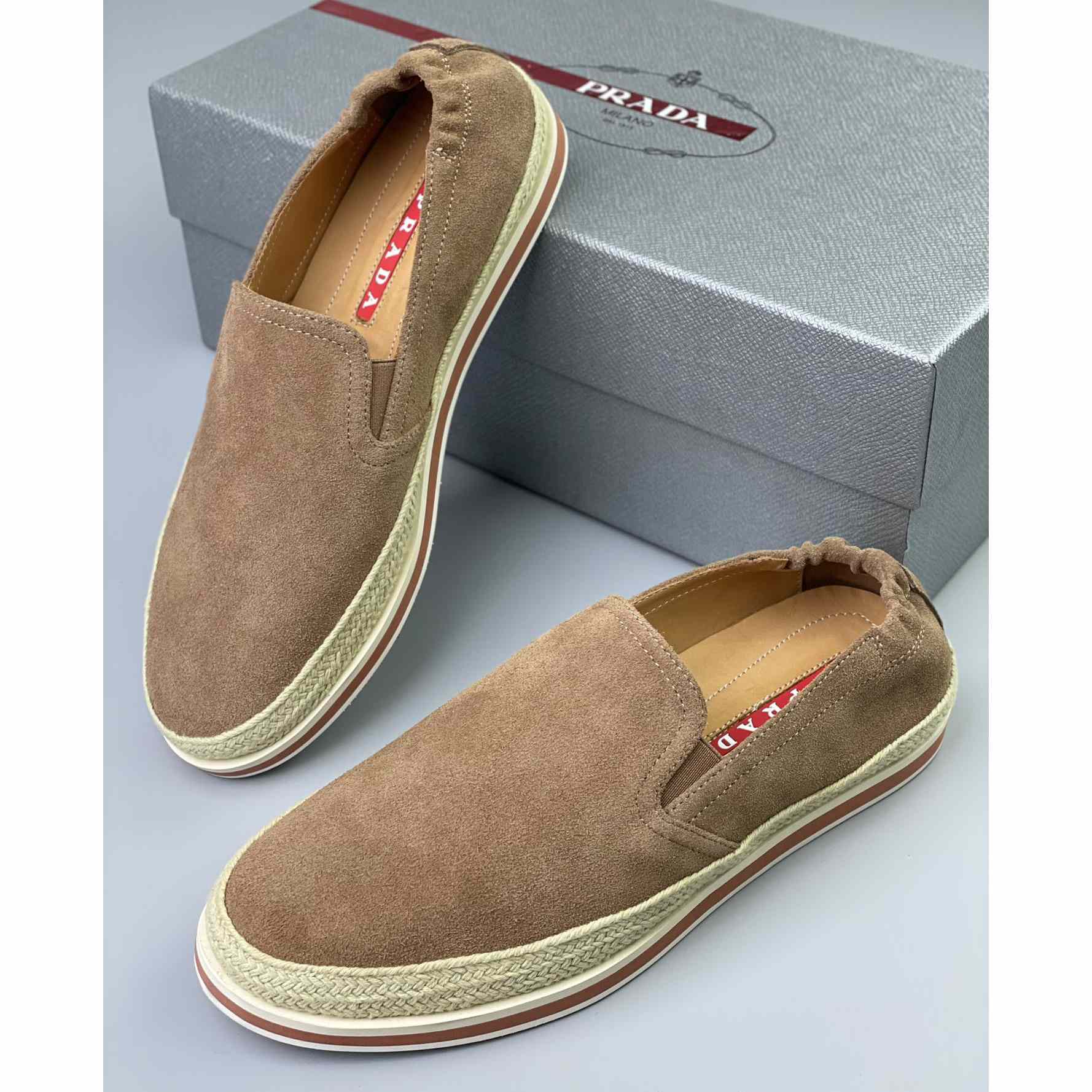 Prada Male Loafers - PerfectKickZ