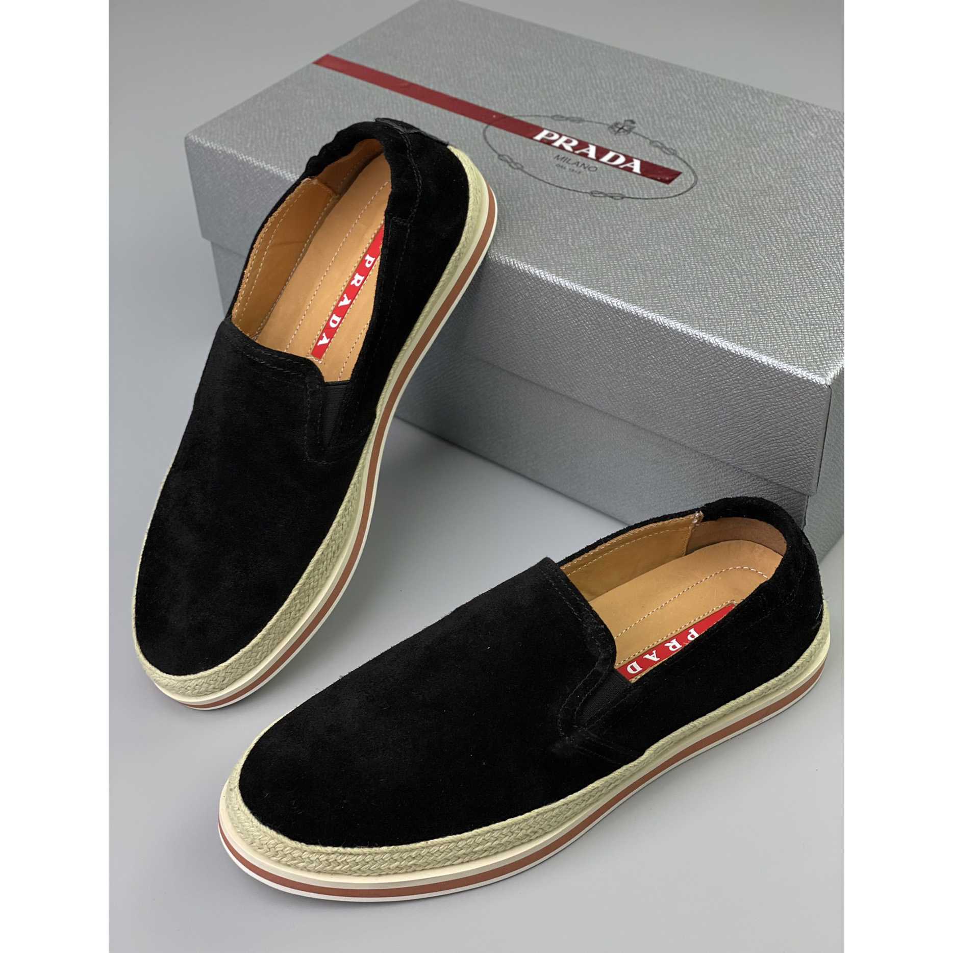 Prada Male Loafers - PerfectKickZ