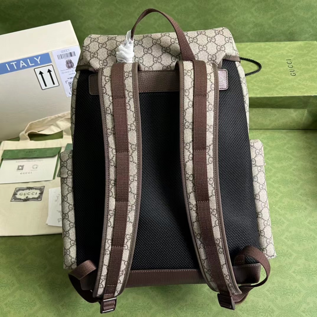 Gucci GG Skateboard Backpack With Web - 