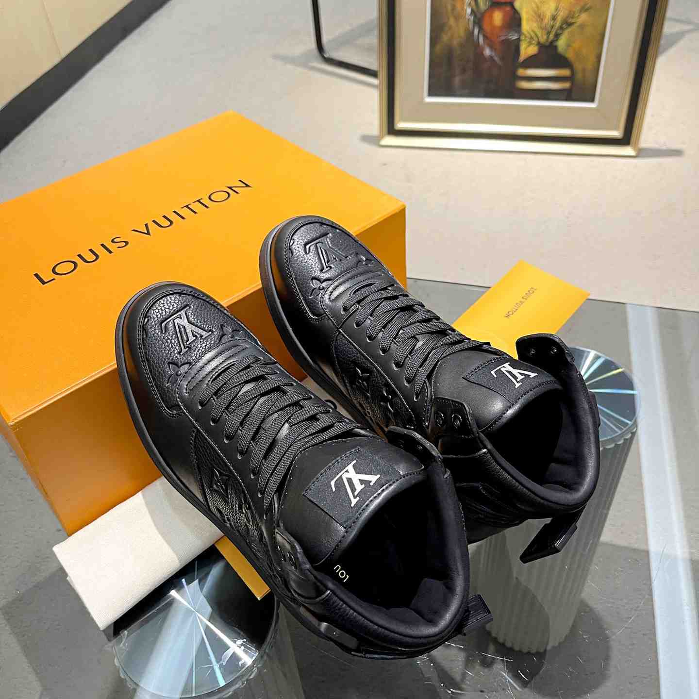 Louis Vuitton Rivoli Sneaker Boot     - PerfectKickZ