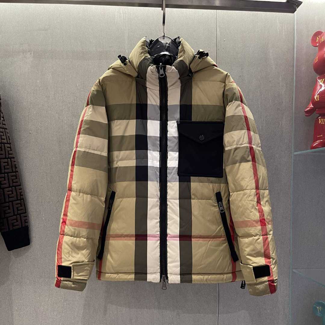 Burberry Reversible Exaggerated Check Nylon Puffer Jacket - PerfectKickZ