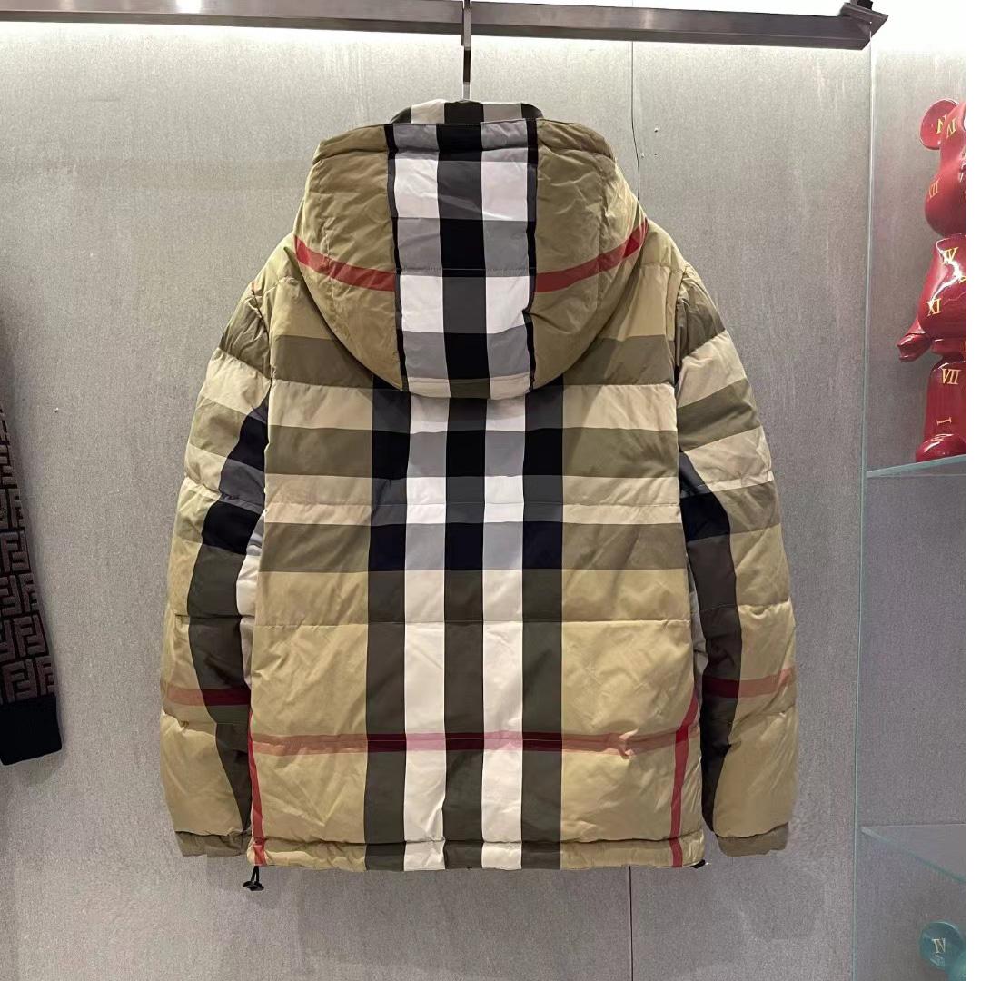 Burberry Reversible Exaggerated Check Nylon Puffer Jacket - PerfectKickZ