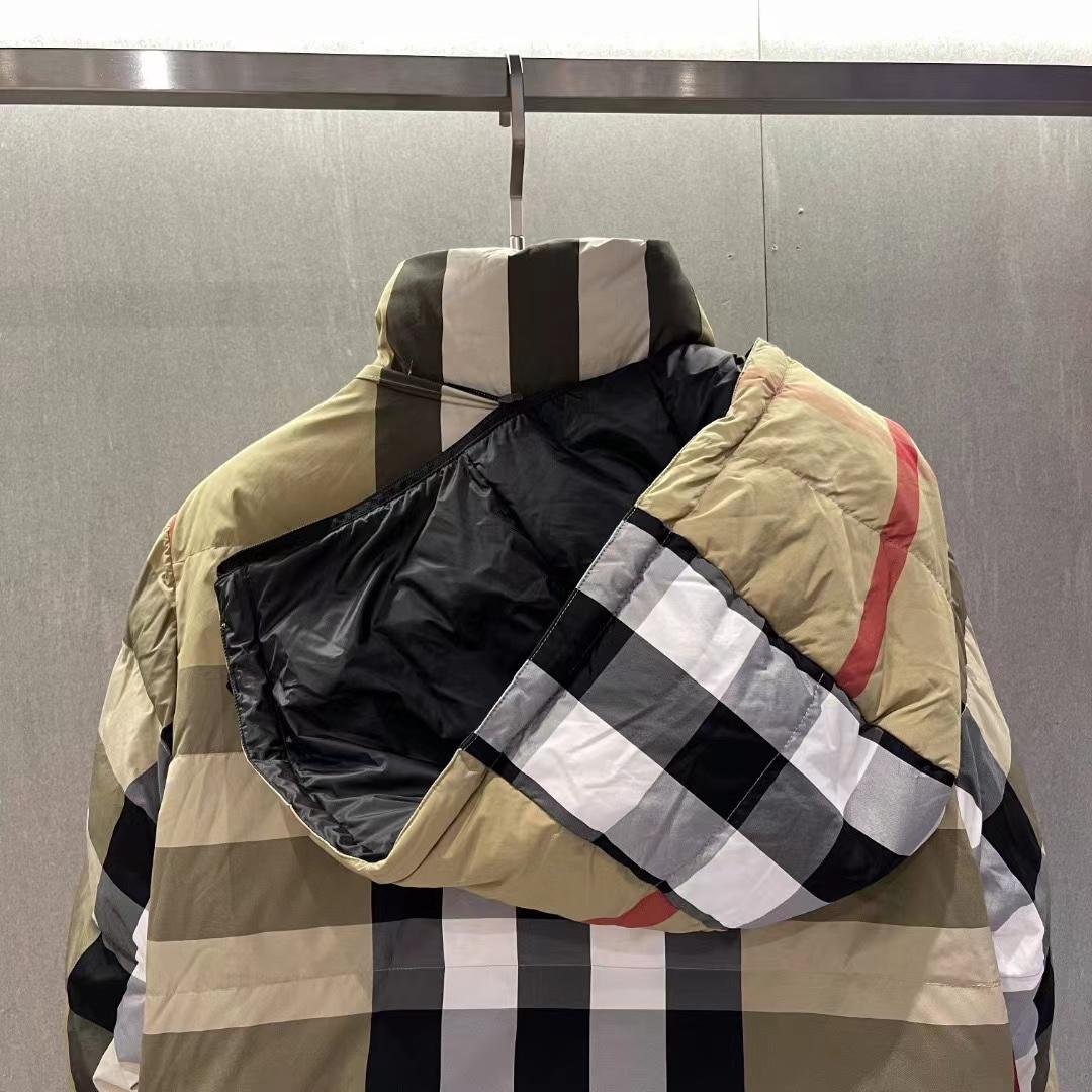 Burberry Reversible Exaggerated Check Nylon Puffer Jacket - PerfectKickZ
