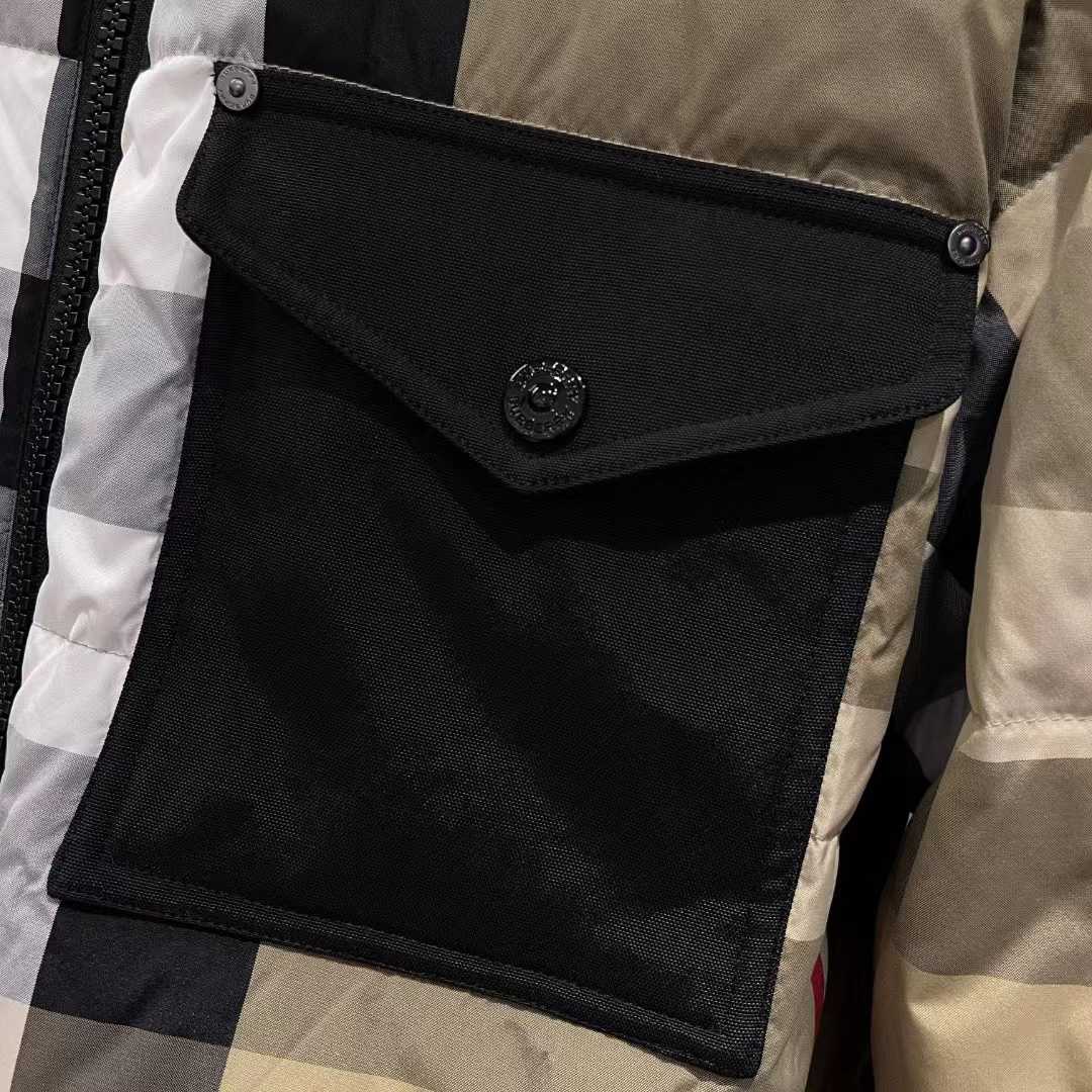 Burberry Reversible Exaggerated Check Nylon Puffer Jacket - PerfectKickZ