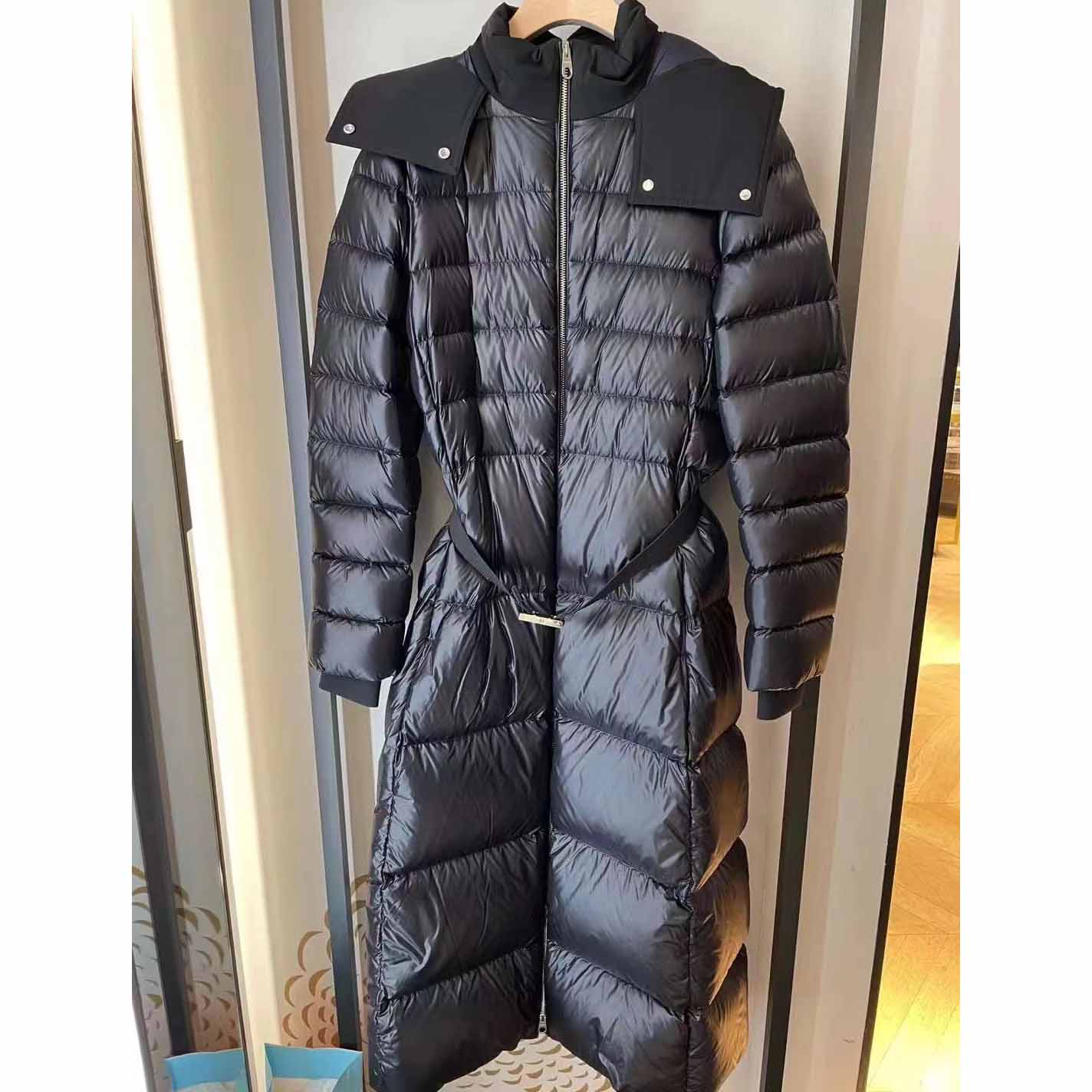 Burberry Contrast Hood Nylon Puffer Coat - PerfectKickZ