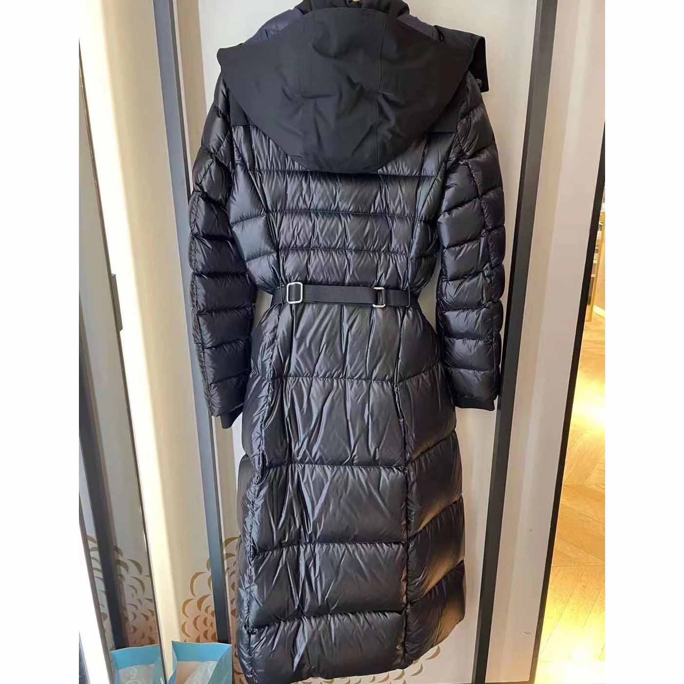 Burberry Contrast Hood Nylon Puffer Coat - PerfectKickZ