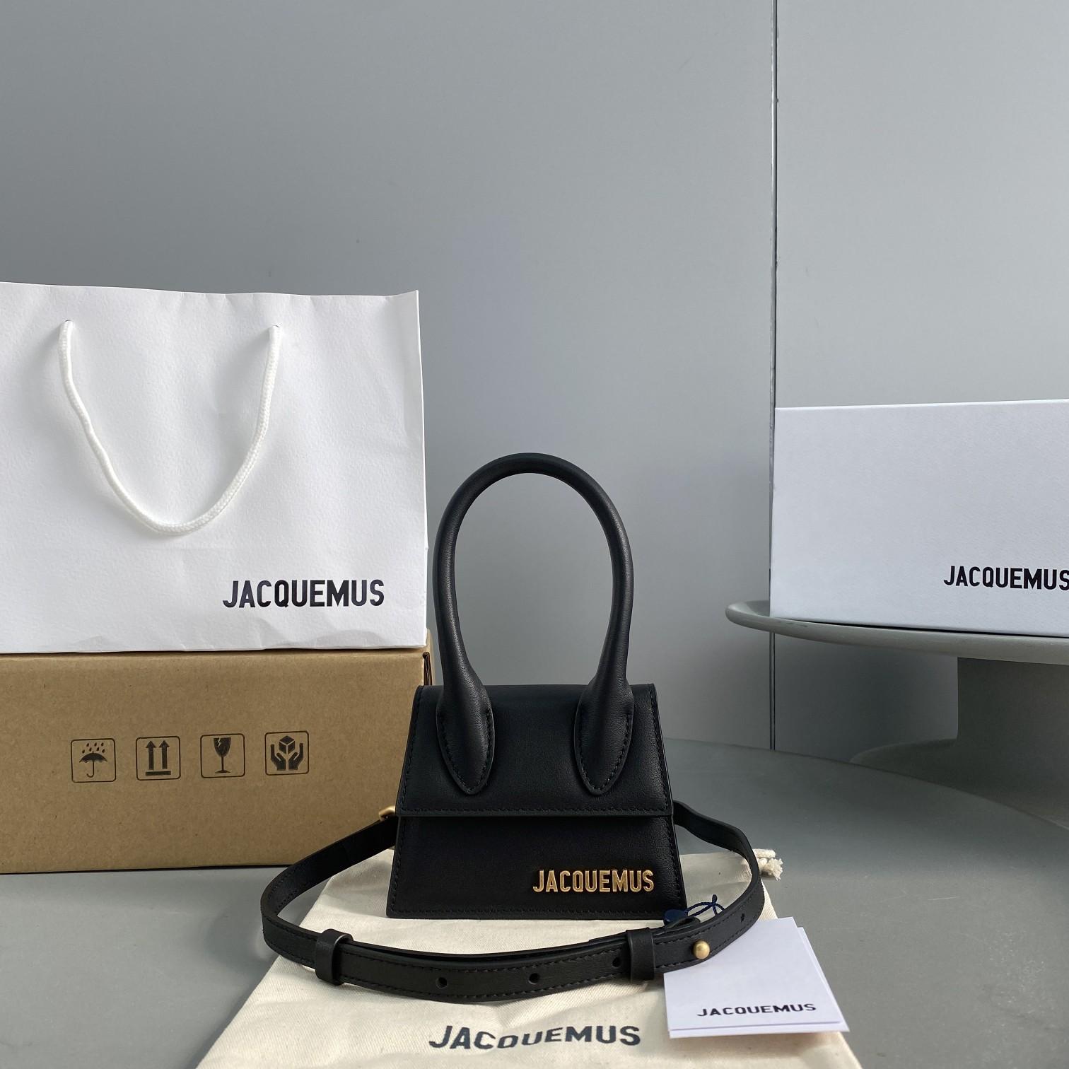Jacquemus Le Chiquito Signature Leather Mini Handbag.(12-8-5cm) - PerfectKickZ