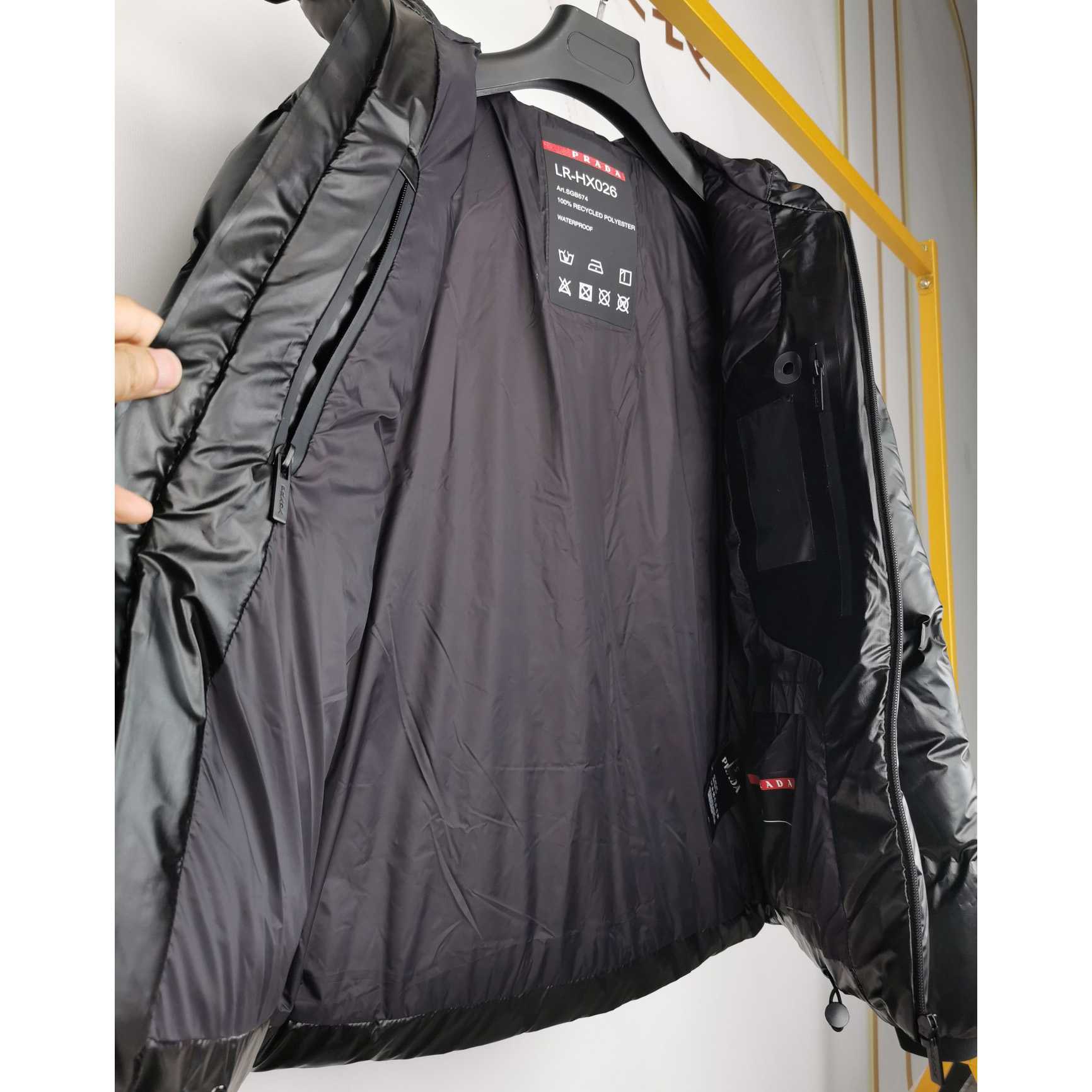 Prada Light Nylon Hooded Puffer Jacket - PerfectKickZ
