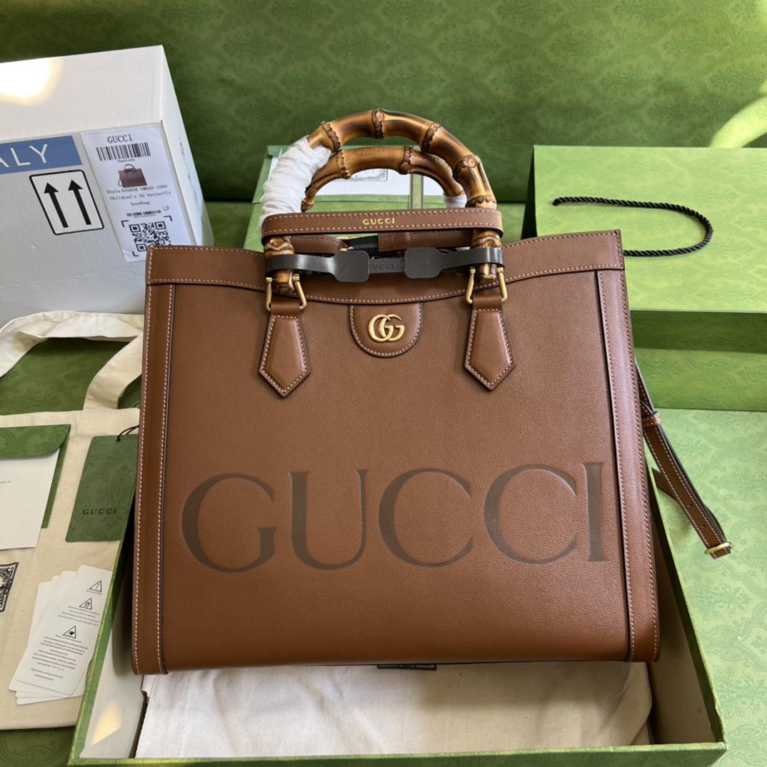 Gucci Diana Medium Top Handle Bag(35-30-14cm) - PerfectKickZ