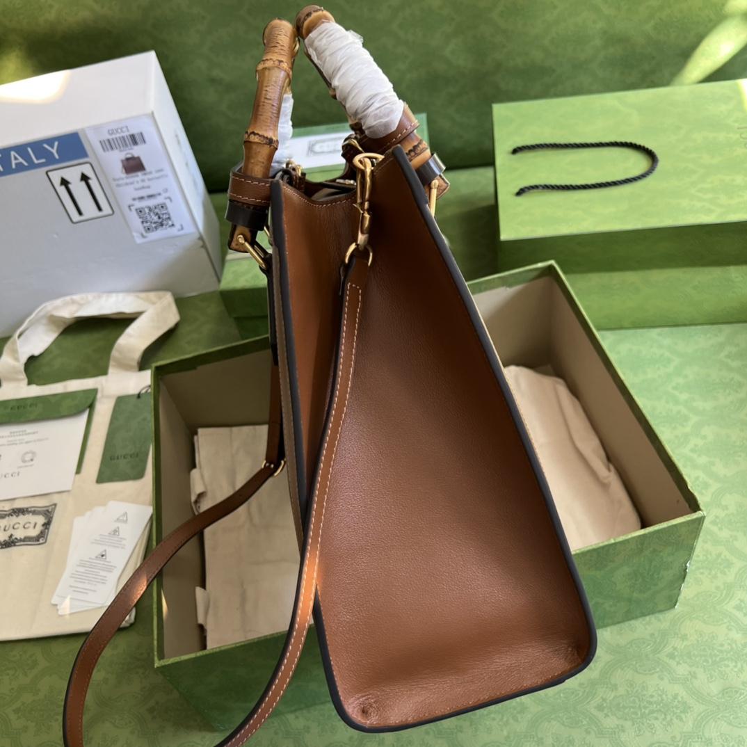 Gucci Diana Medium Top Handle Bag(35-30-14cm) - PerfectKickZ