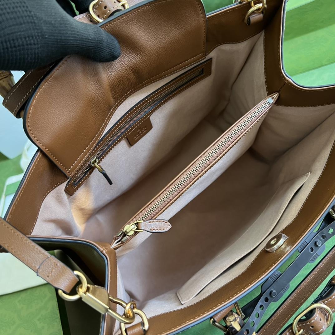 Gucci Diana Medium Top Handle Bag(35-30-14cm) - PerfectKickZ