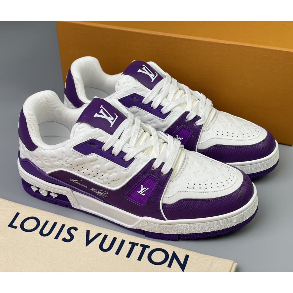 Louis Vuitton Trainer Sneaker (Upon UK Size) - PerfectKickZ