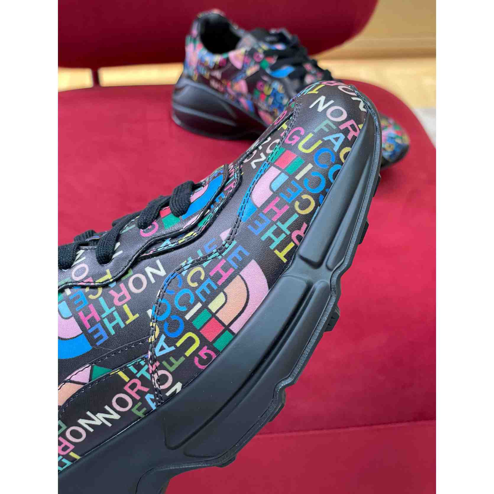 The North Face x Gucci Rhyton Sneaker - 