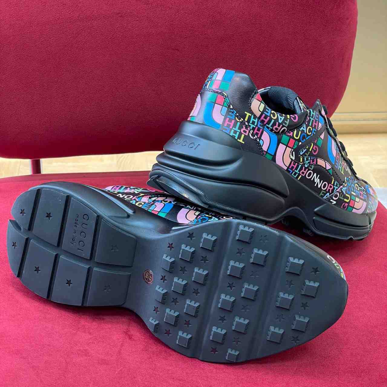 The North Face x Gucci Rhyton Sneaker - 