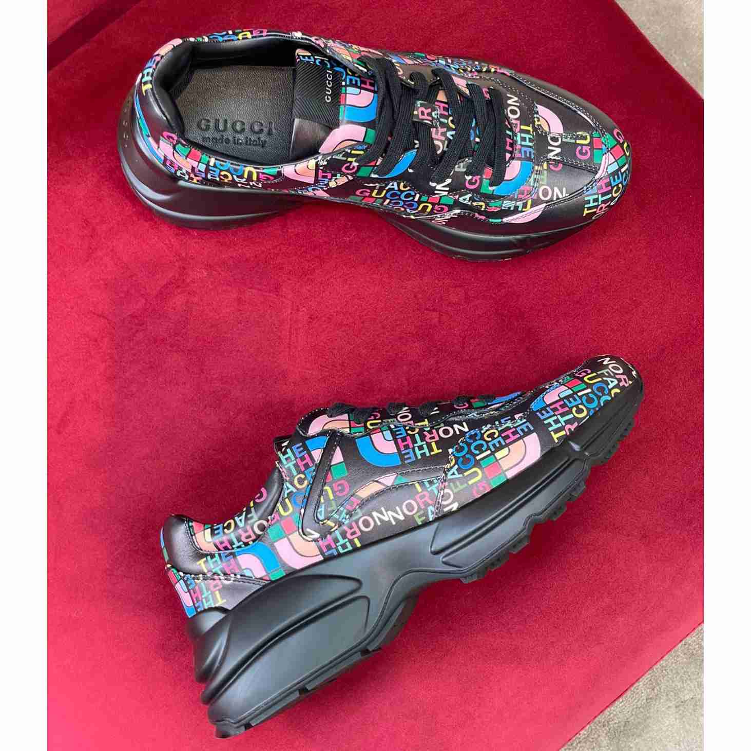 The North Face x Gucci Rhyton Sneaker - 