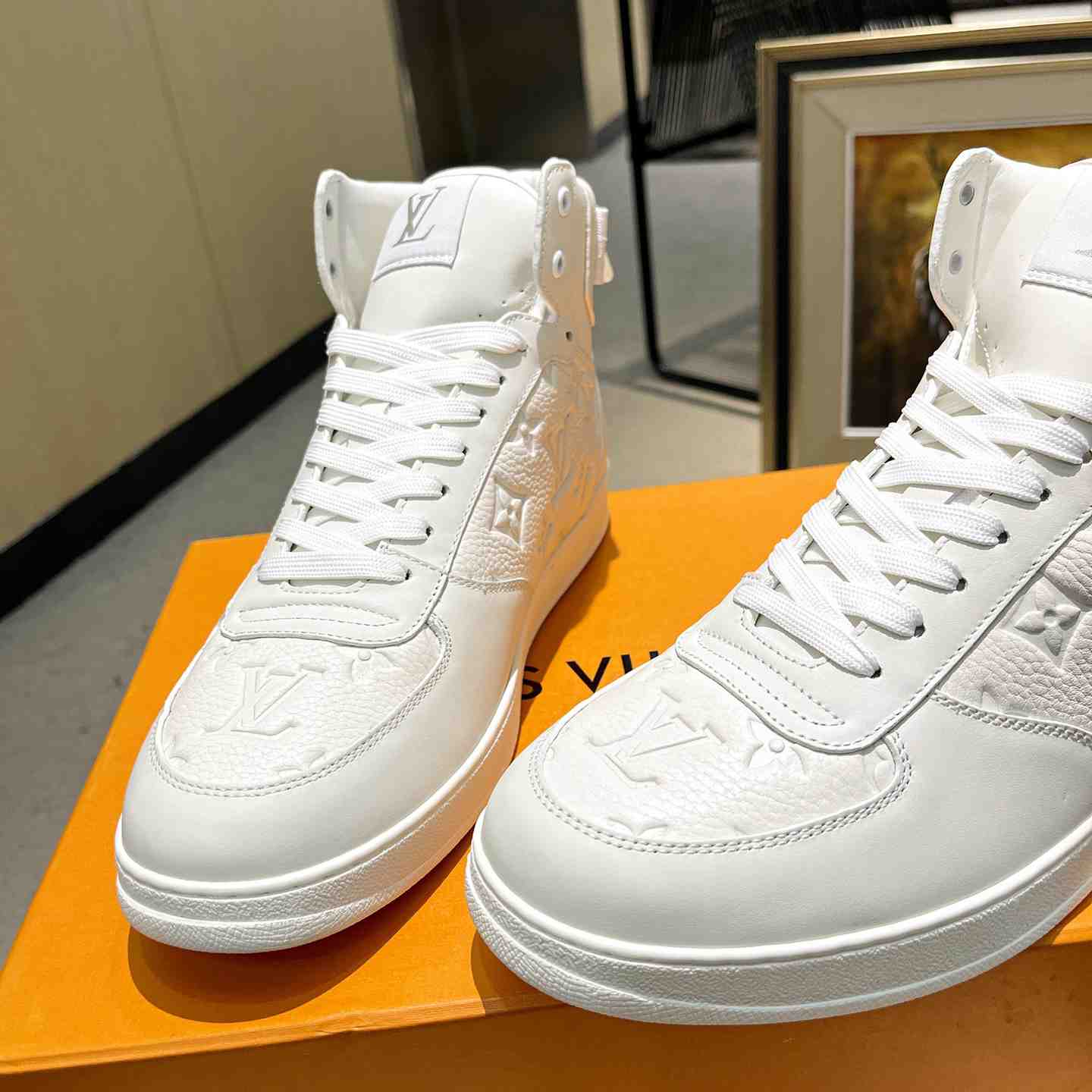 Louis Vuitton Rivoli Sneaker Boot     - PerfectKickZ