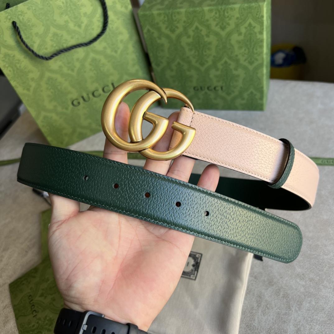 Gucci Belt With Double G - PerfectKickZ