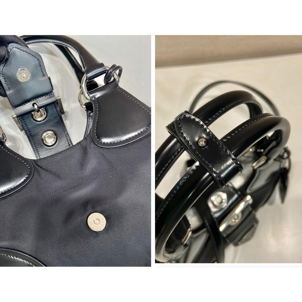 Prada Moon Re-Nylon And Leather Bag(22.5-16-7.5cm) - PerfectKickZ
