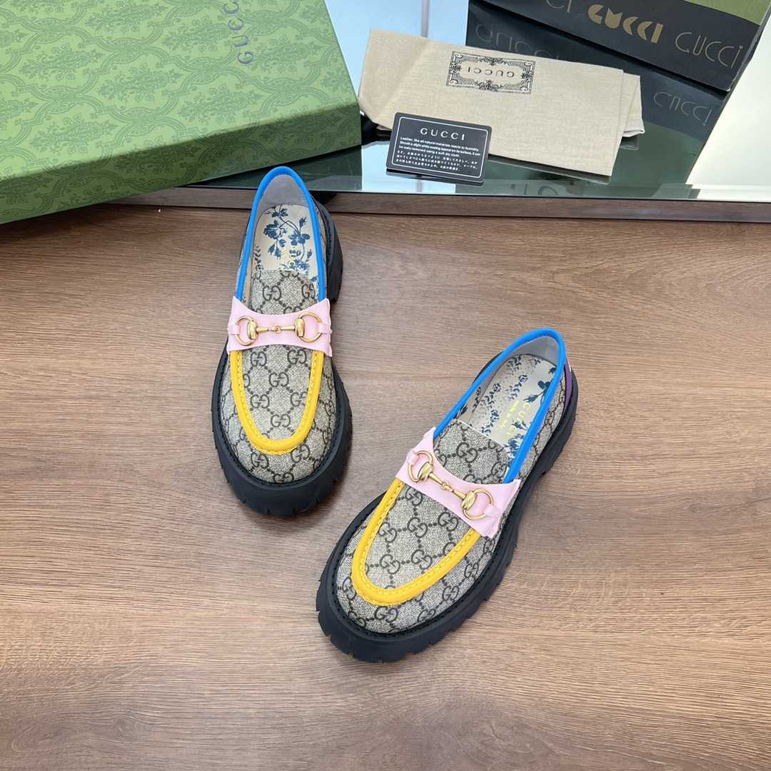 Gucci Women's GG Lug Sole Loafer - PerfectKickZ