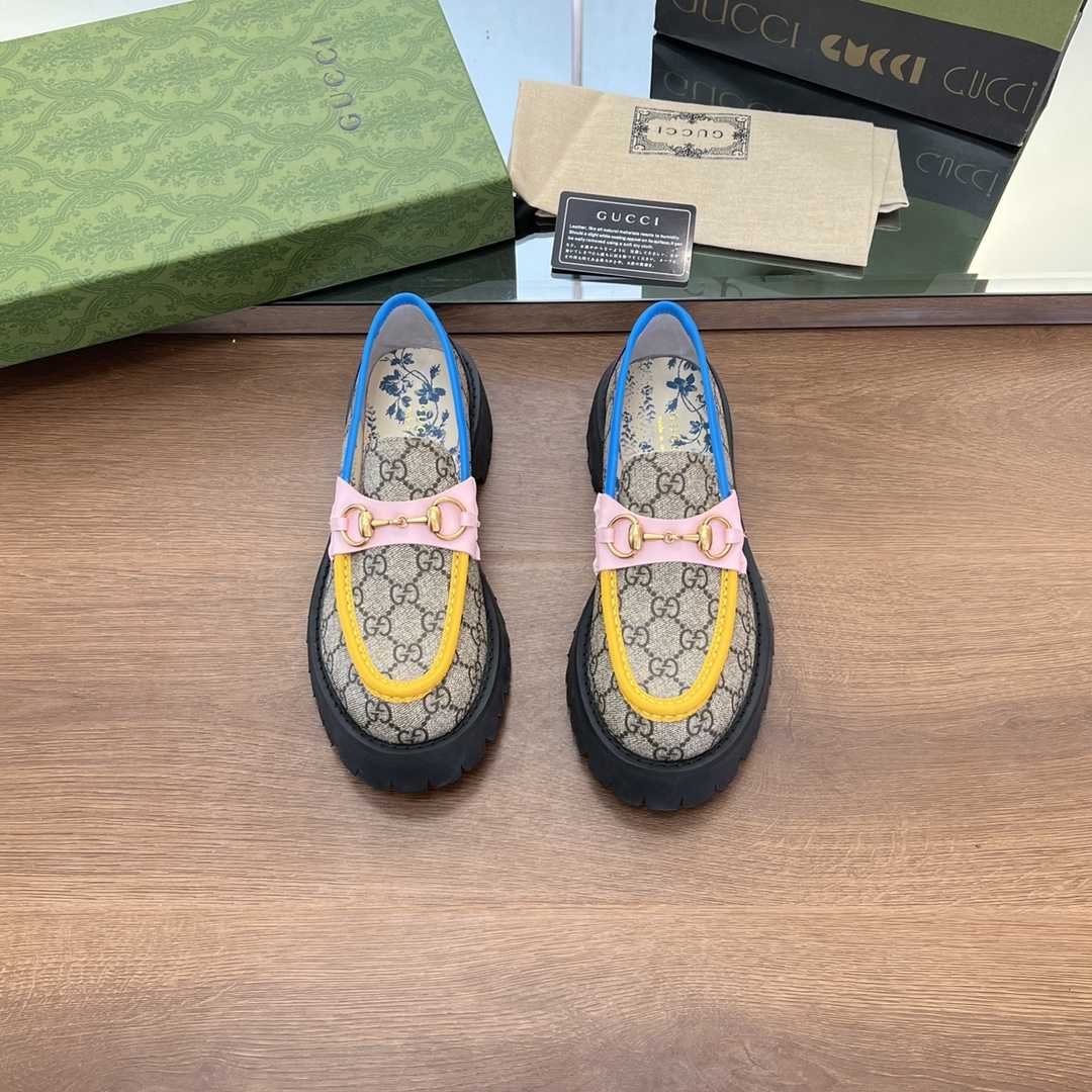 Gucci Women's GG Lug Sole Loafer - PerfectKickZ