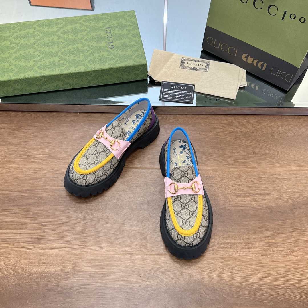 Gucci Women's GG Lug Sole Loafer - PerfectKickZ