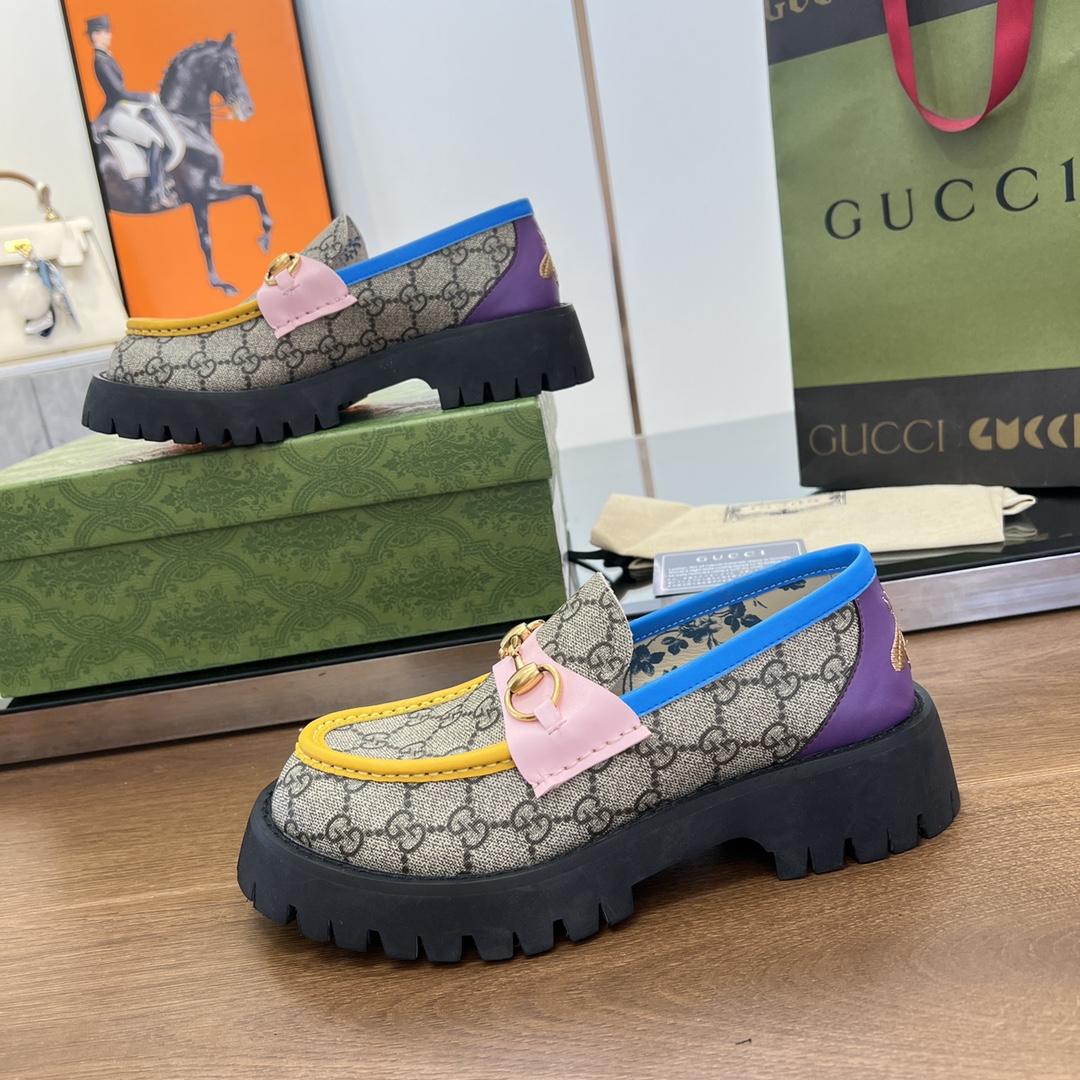 Gucci Women's GG Lug Sole Loafer - PerfectKickZ