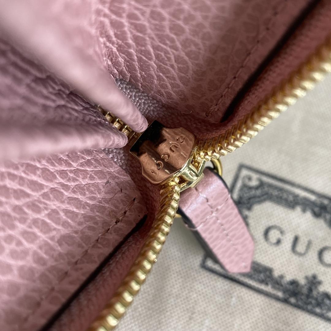 Gucci GG Marmont Zip Around Wallet(19-10-3.5cm)    - PerfectKickZ