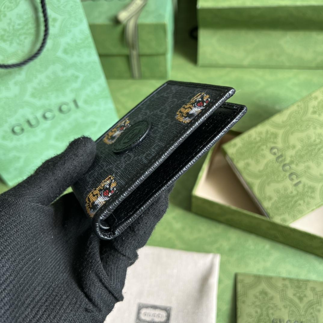 Gucci Wallet With Tiger Print(11-8.5-3cm)    - PerfectKickZ