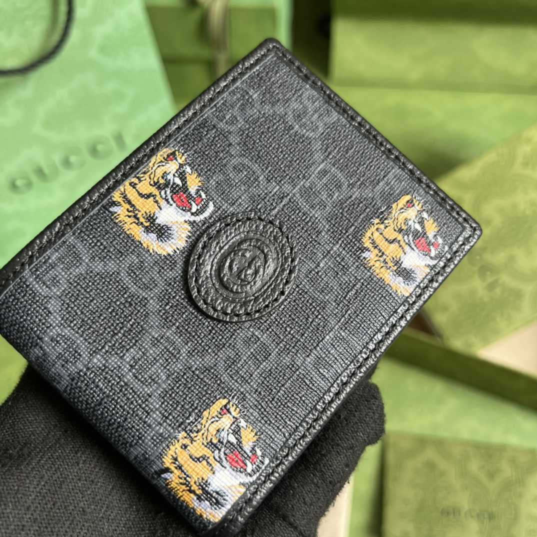 Gucci Wallet With Tiger Print(11-8.5-3cm)    - PerfectKickZ