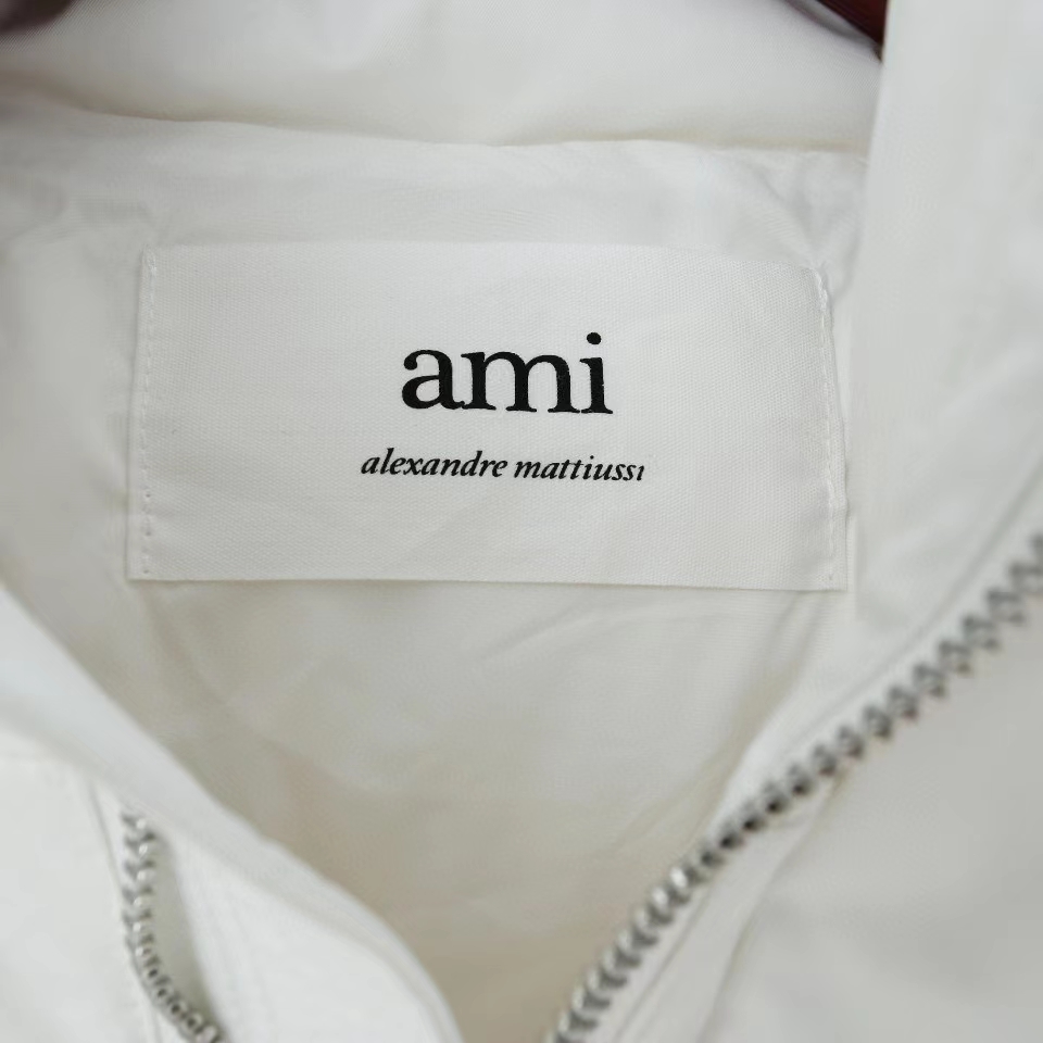Ami Paris Ami de Coeur-patch padded jacket - PerfectKickZ