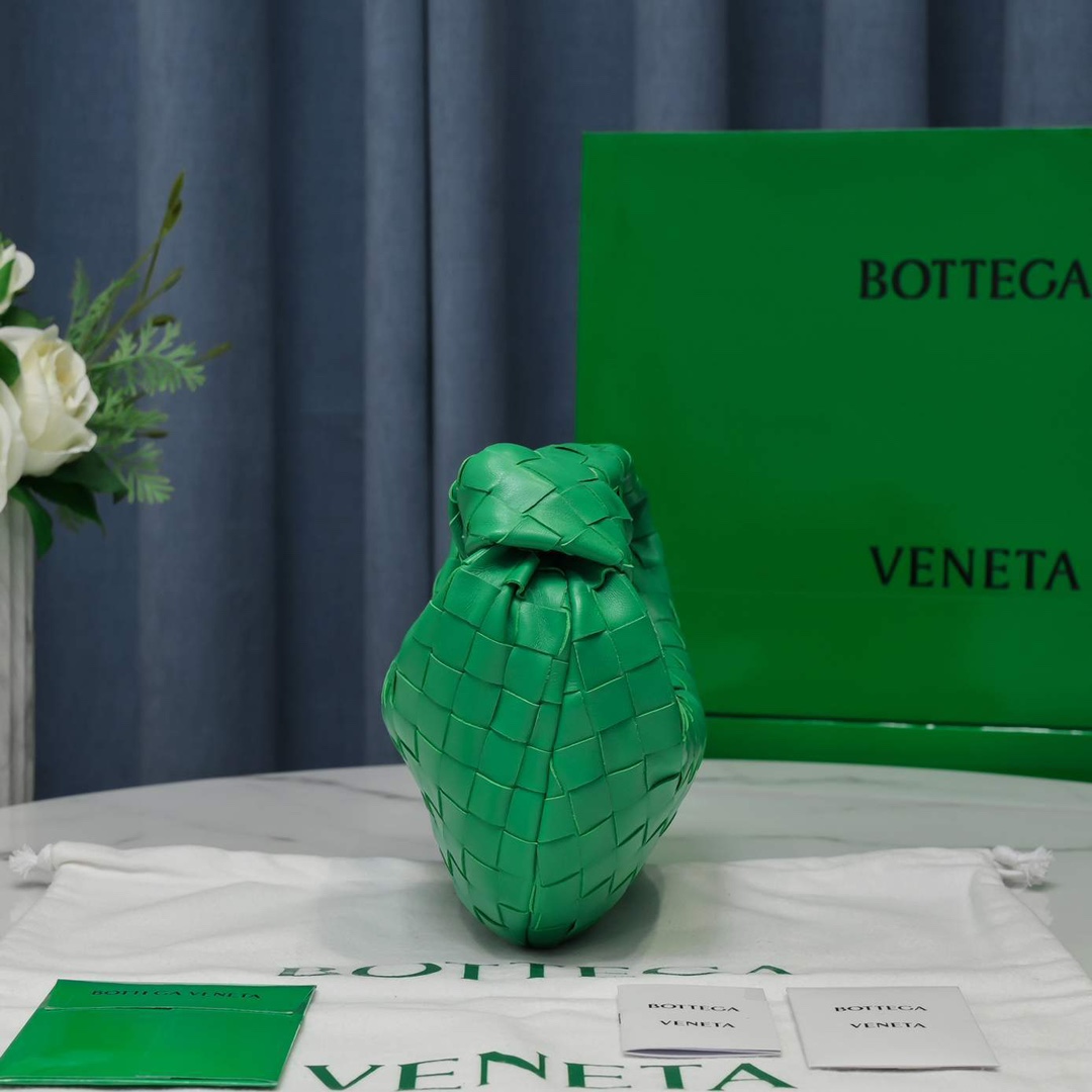 Bottega Veneta Mini Jodie Intrecciato Leather Top Handle Bag(28-23-8cm) - PerfectKickZ
