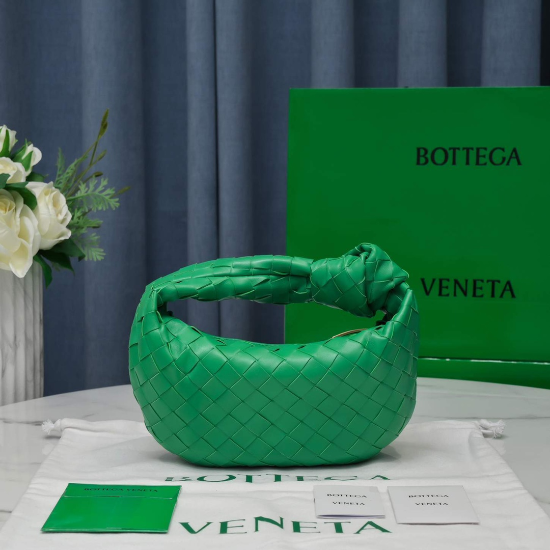 Bottega Veneta Mini Jodie Intrecciato Leather Top Handle Bag(28-23-8cm) - PerfectKickZ