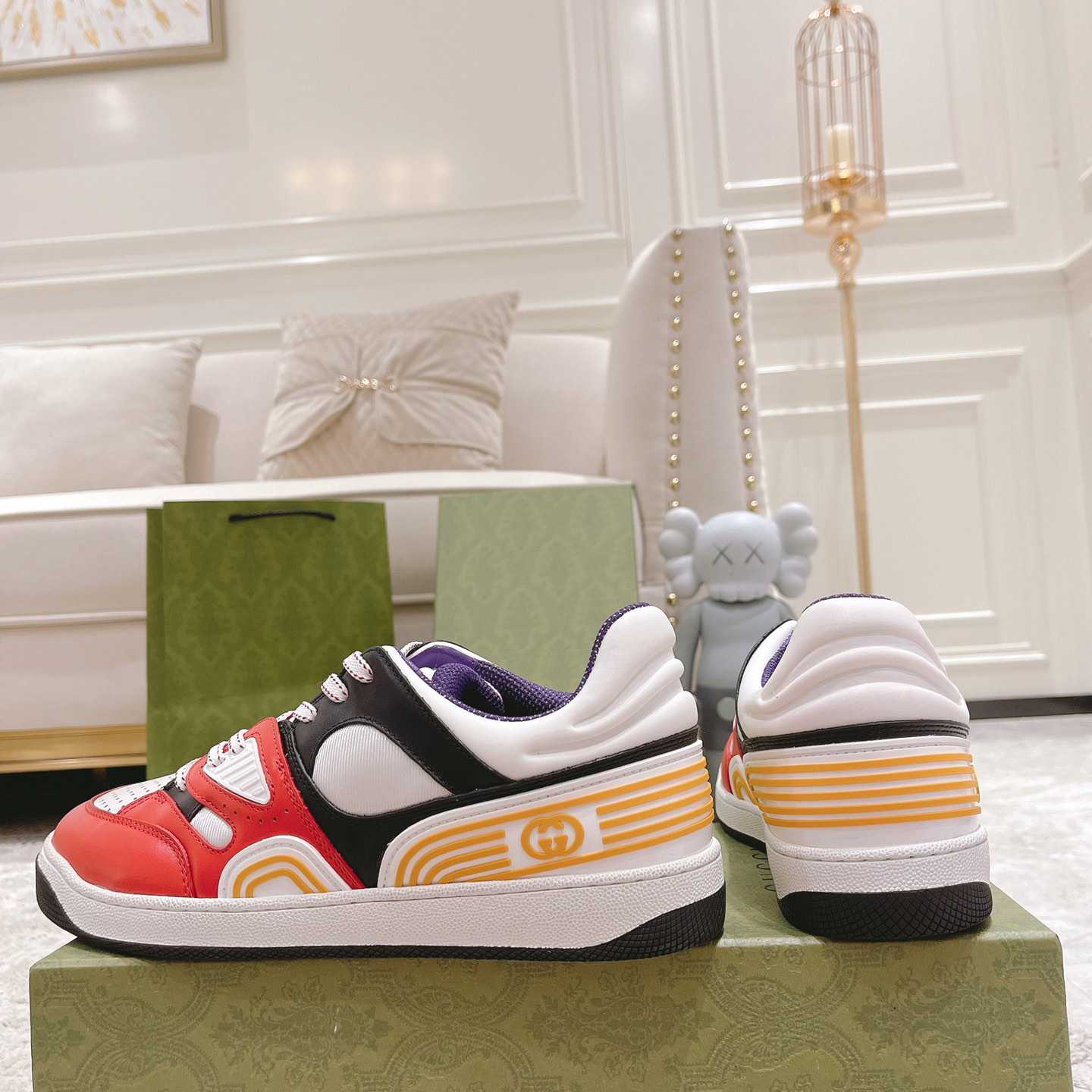 Gucci Basket Sneaker With lnterlocking G  - 