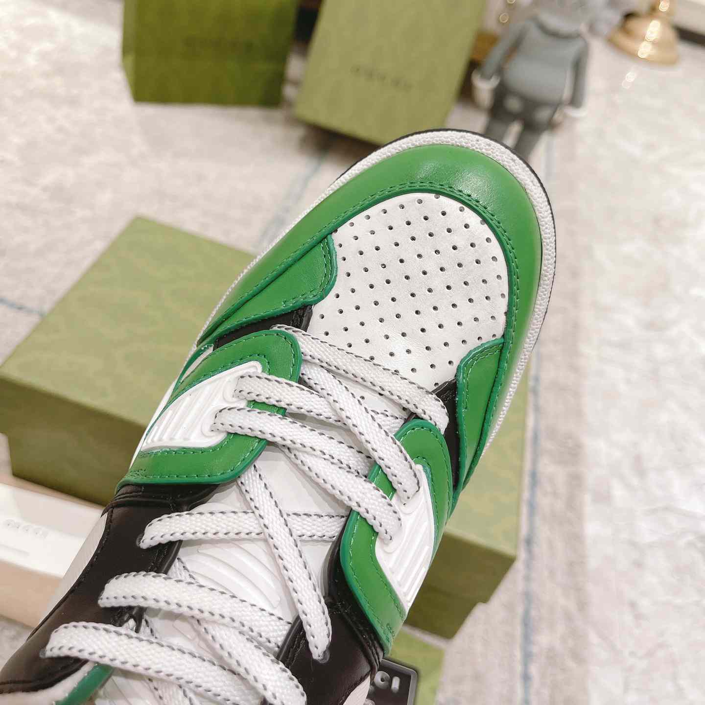 Gucci Basket Sneaker With lnterlocking G  - 