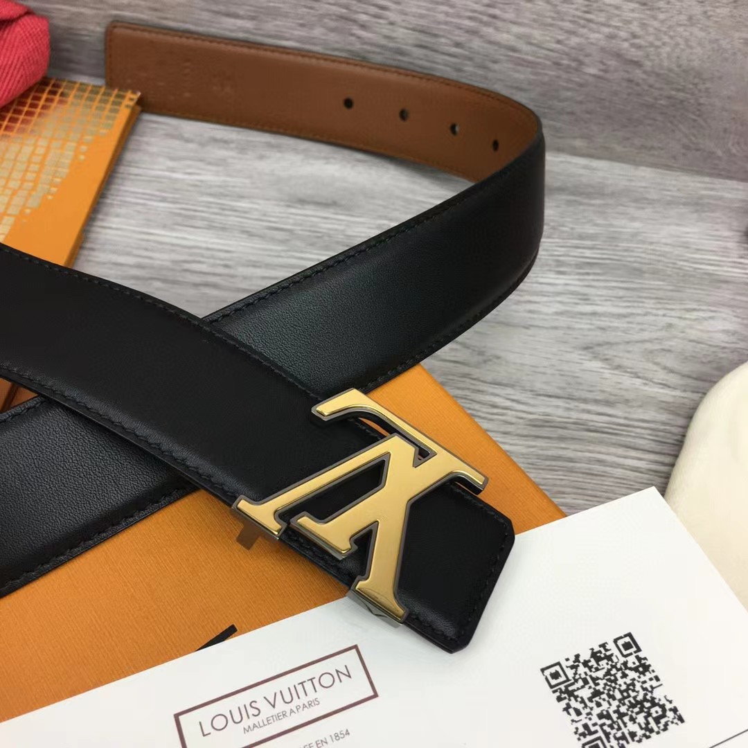Louis Vuitton Rays 40mm Reversible Belt   M0630U - PerfectKickZ