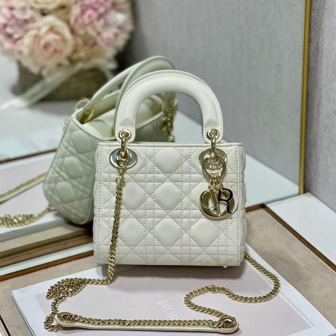 Dior Mini Lady Dior Bag    17cm - PerfectKickZ