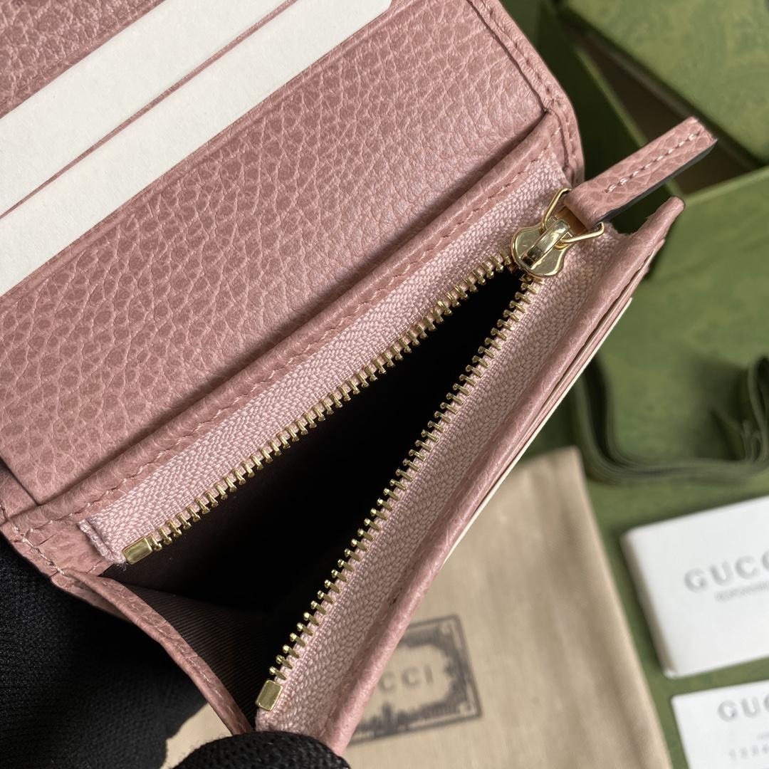 Gucci GG Marmont Card Case Wallet(11-9-3cm)    - 